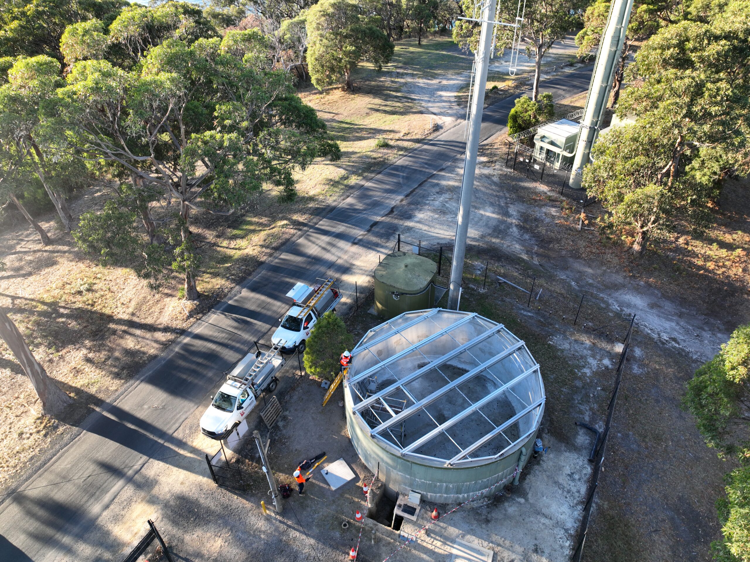 kennedys group plumbing roof restoration teddys tank lorne barwon asset solutions